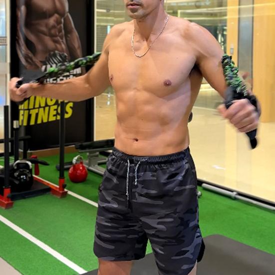 Adjustable Resistance Band with Detachable 3-Tube Chest Expander Shoulder Stretcher Men Training Full Body Stretching Band with Handle