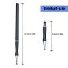 Sensitive Accurate Capacitive Stylus for Touch Screens Device Comfort Grips Creative Note Taking Smooth Writing Drawing