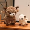 11/14/25cm Niedliches Schaf Plüschtier Stehende Haltung Großäugige Schaf Plüschpuppe Simuliertes Schaf mit Schafshorn Puppe Kindergeschenk