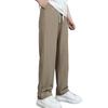 Men Casual Pants With Elastic Waist And Straight Leg For Winter Lounge Comfort