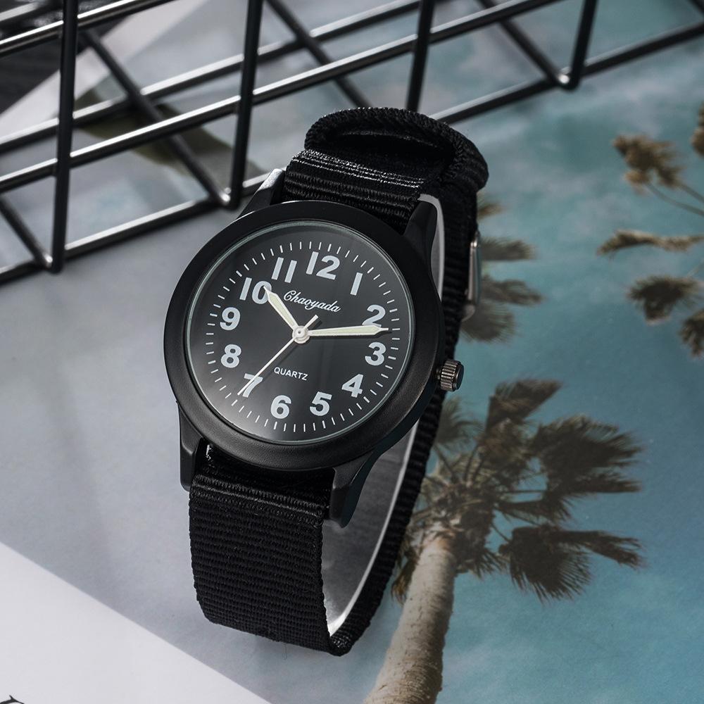 New Arrival Cute Nylon Strap Watch Birthday Christmas Gift Girls Boys Wristwatch Children's Day Gift Kids Gifts