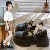 Children Leather Shoes for Girls  Spring New Fashion Korean Style Soft Bottom Anti-slippery Versatile Princess School Shoes
