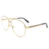 GUCCI Gold Glasses Toad Mirror Aviator Glasses Unisex Alloy Aviator Glasses Unisex Couple Style