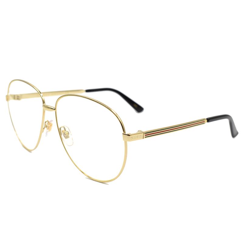 Gucci Gold Glasses Toad Mirror Aviator Glasses Unisex Alloy Aviator Glasses Unisex Couple Style