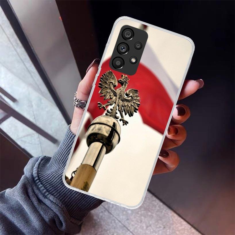 Poland Flag Phone Case For Samsung Galaxy A17 A57 A37 A16 A26 A36 A56 A15 A25 A35 A55 A14 A13 A54 A53 A34 A24 A33 A23 Galaxy A17