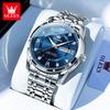 OLEVS Upgrade Perfume Quartz Men's Watches Fashion Waterproof Dual Calendar Luminous Luxury Brand Original Man Wristwatch 5513X