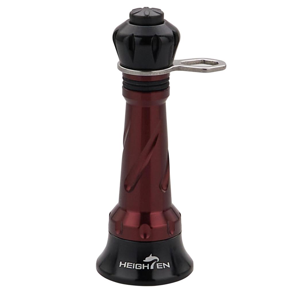 HEIGHTEN Reel Stand be Shimano Daiwa Spinning Reel Universal Luminous Hook Keeper Line Stopper Red 38/48mm "Cannot folded" (SHIMANO) (DAIWA) (Wine &