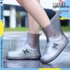 Unisex Waterproof Non-Slip Silicone Rain Boots - Durable, Thickened, and Wear-Resistant for Rainy Days