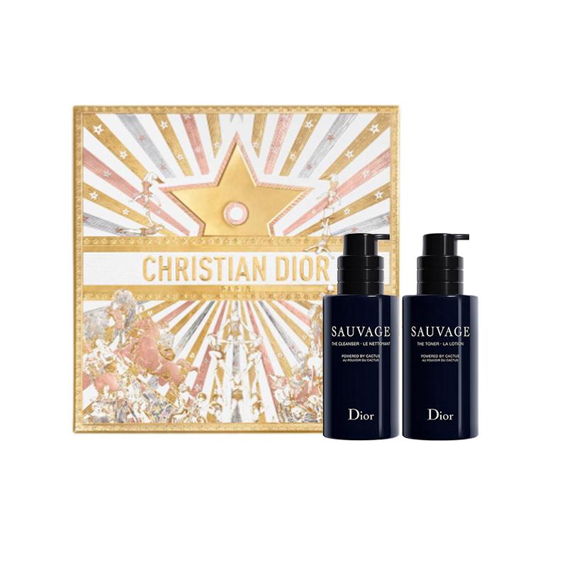 DIOR Skincare Wilderness Cleansing + Toner Men s Skin Care Set Fantasy Star Wish Limited Gift Box Facial Cleanser Refreshing Cleansing белый