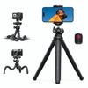 Lamicall Mini Tripod with Flexible Smartphone Tripod Stand and Remote Control Compatible with DSLR and Video Flexible Vertical and Horizontal Wireless