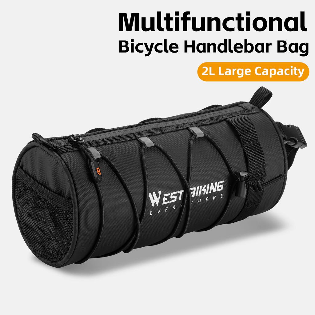 Practical Bicycle Bag Multifunctional Bike Bag Large Capacity Bike Front Storage Bags AntiDrop