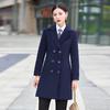 Women's Professional Mid-Length Wool Blend Coat