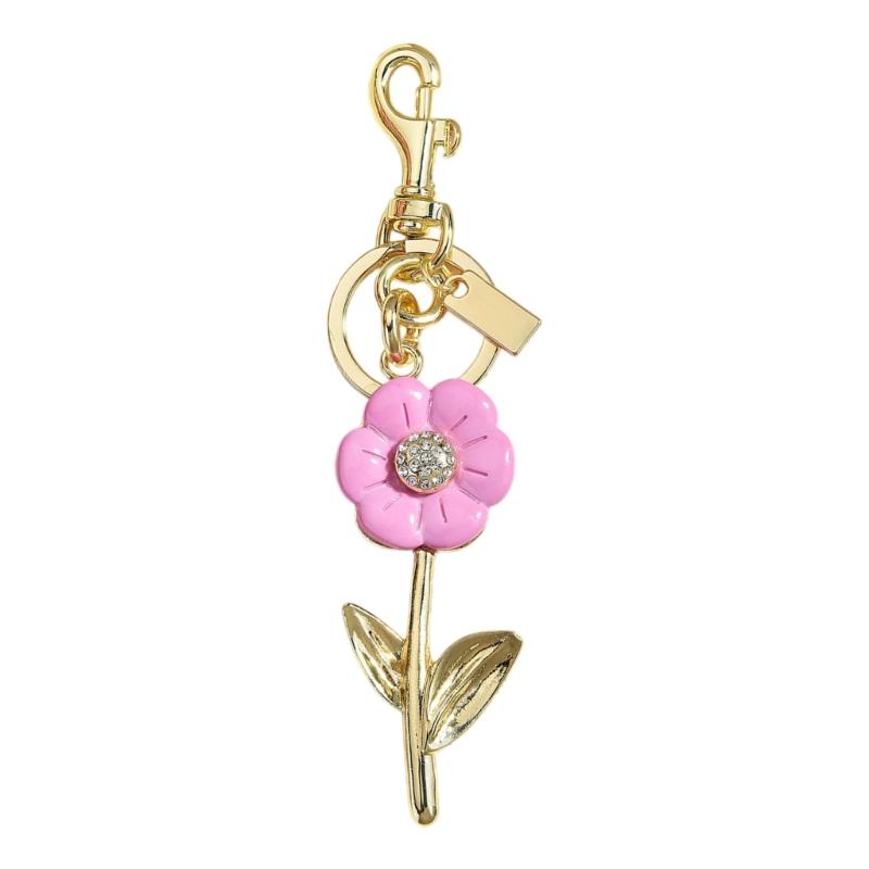 

Fashionable Sunflower Keychain Craft Of Sturdy Metal For A Touch Of Nature розовый