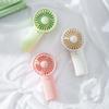 Cute Cartoon Handheld Fan Mini Lightweight Ultra Quiet Portable Pocket Fan With Lanyard For Student Dormitory Outdoor Daily Use