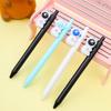 2Pcs Cute Astronaut Press Waterbased Pen Spacemen Creative Retractable Neutral Pen Black Writing Pen School Stationery