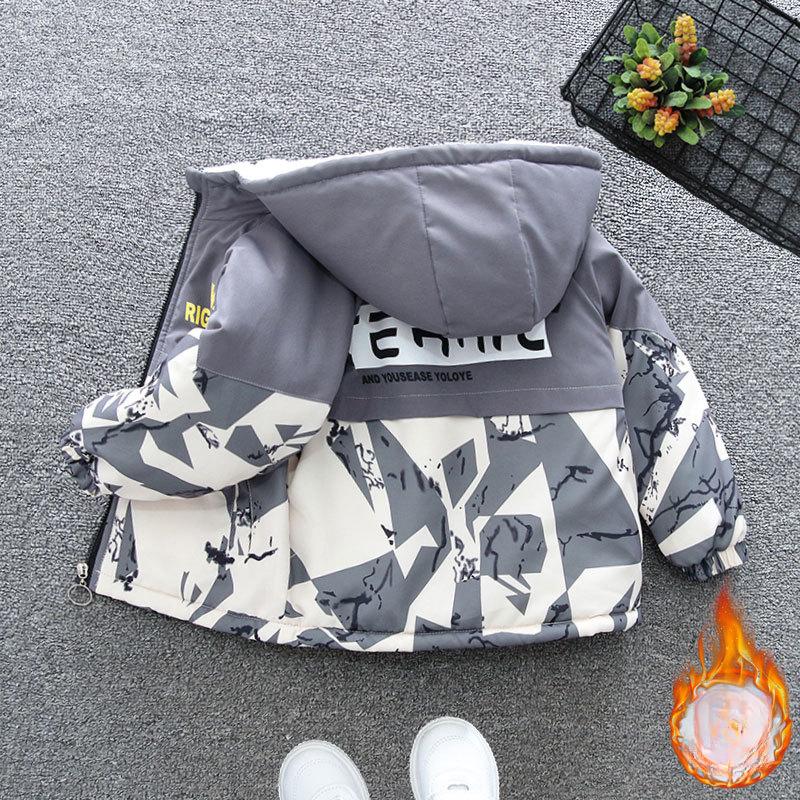 Jungen Schöner Fleece-Mantel 2025 Herbst/Winter Kinder Lässige Verdickte Jacke
