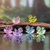 50Pcs Luminous Horse Figures Glowing At Night Action Figure Mini Micro Landscape Miniatures Diy Garden Decoration Gifts