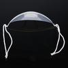 10PCS Smart Permanent Anti Fog Transparent Plastic Mask User Friendly Reusable Respirator