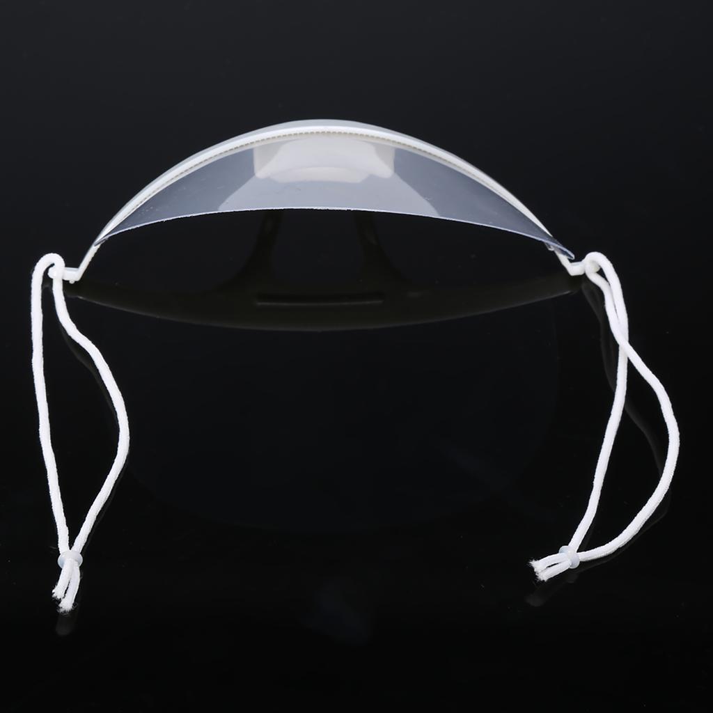 10PCS Smart Permanent Anti Fog Transparent Plastic Mask User Friendly Reusable Respirator