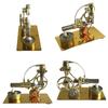 Physics Experiment Model Educational Metal Toy Stirling Engine Model Toy Perfect for Demonstrations & Classroom Props