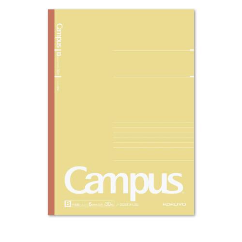 KOKUYO Note Campus Note Limited B5 Dot B Ruled 5 Color Pack Baked Color No-3CBTN-L35X5 B Ruled (6mm)