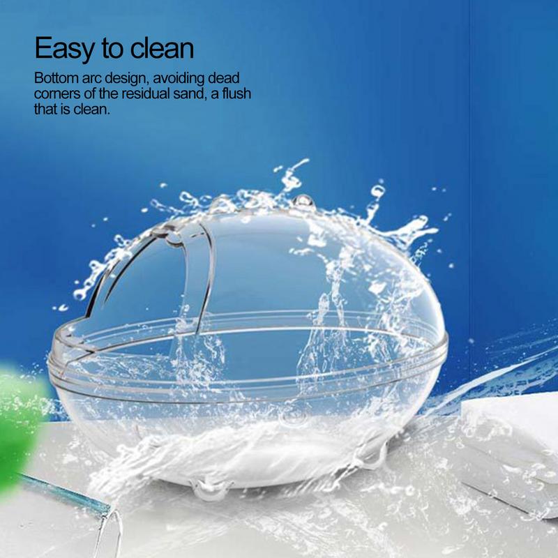 Hamster Bathroom Hamster Toilet And Sandbox Dust Bathtub Sand Bath Sand Container Big Hamster Cleaning And Bathing Accessories