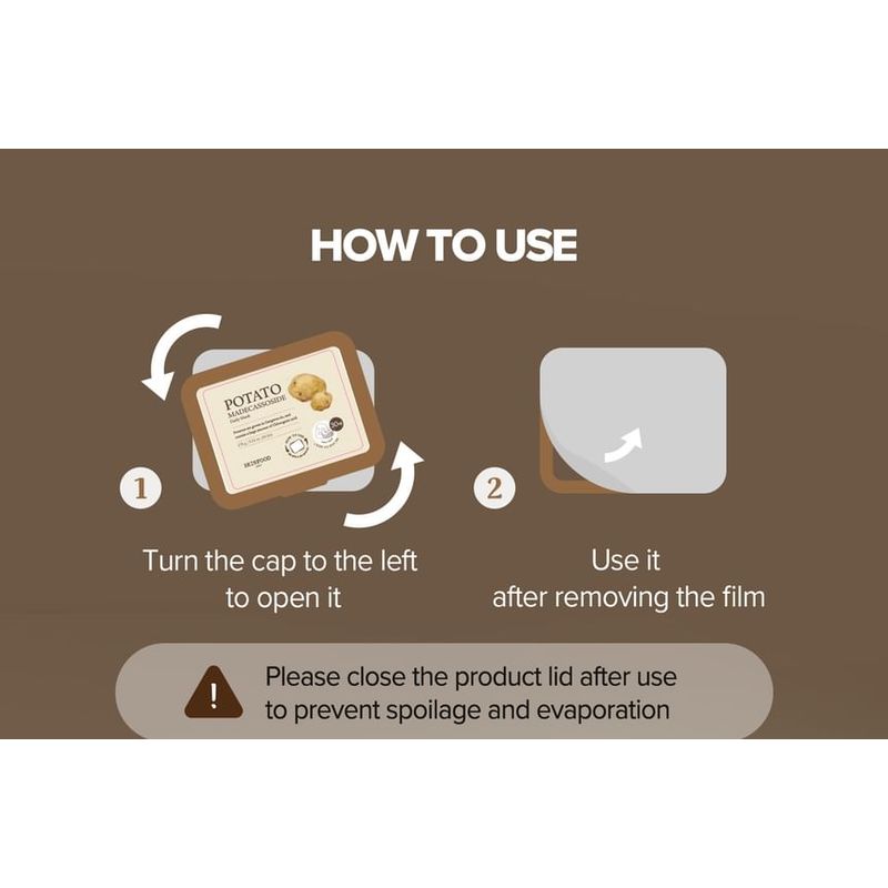 SKINFOOD - Potato Madecassoside Daily Mask