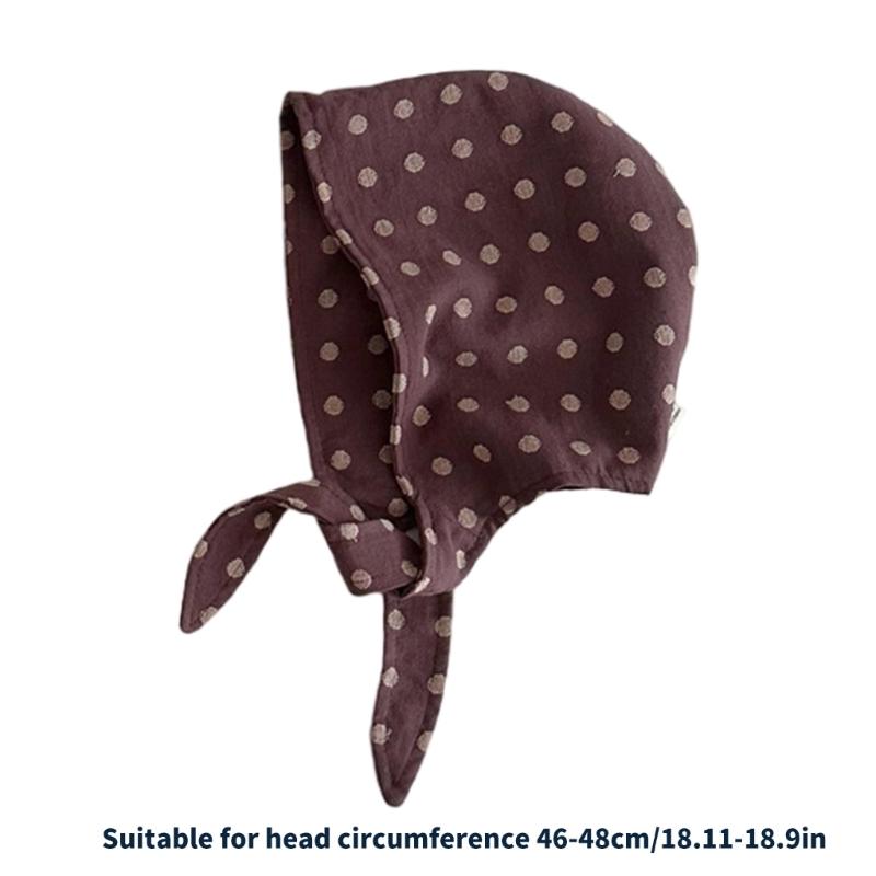 Infant Headwrap Dots Pattern Baby Caps Infant Turban Caps Soft Baby Headwear Perfect for Boy & Girls Aged 0 To 3 Year