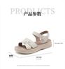 Red Dragonfly Women's Genuine Leather Flat Sandals, Soft Sole, New Summer 2026 Collection
