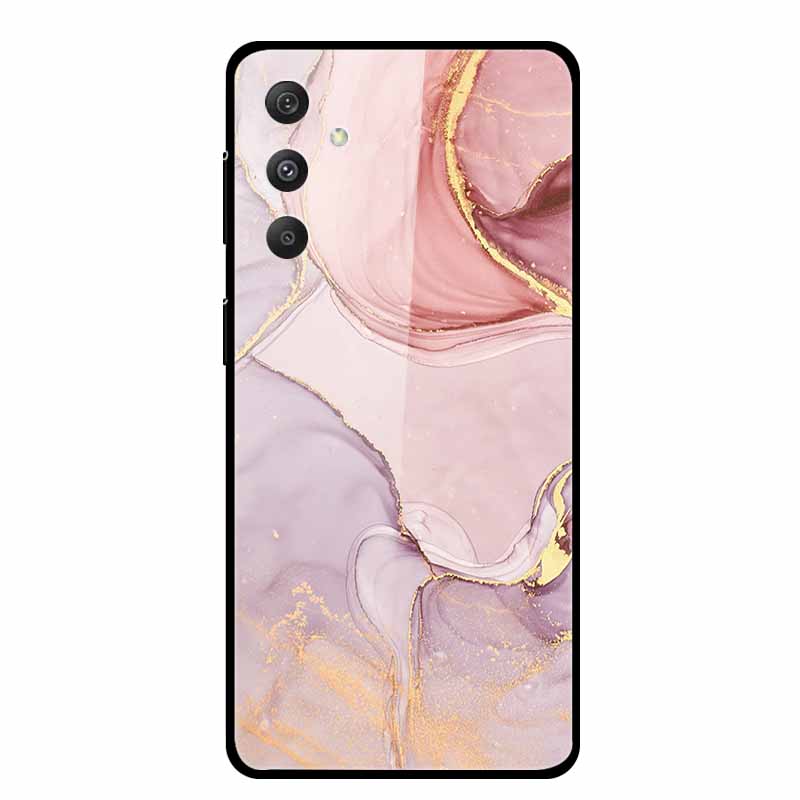 For Samsung Galaxy M54 M34 M14 Case Luxury Tempered Glass Back Cover Hard Case Samsung Galaxy M 54 Capa Fundas Coque Colorful