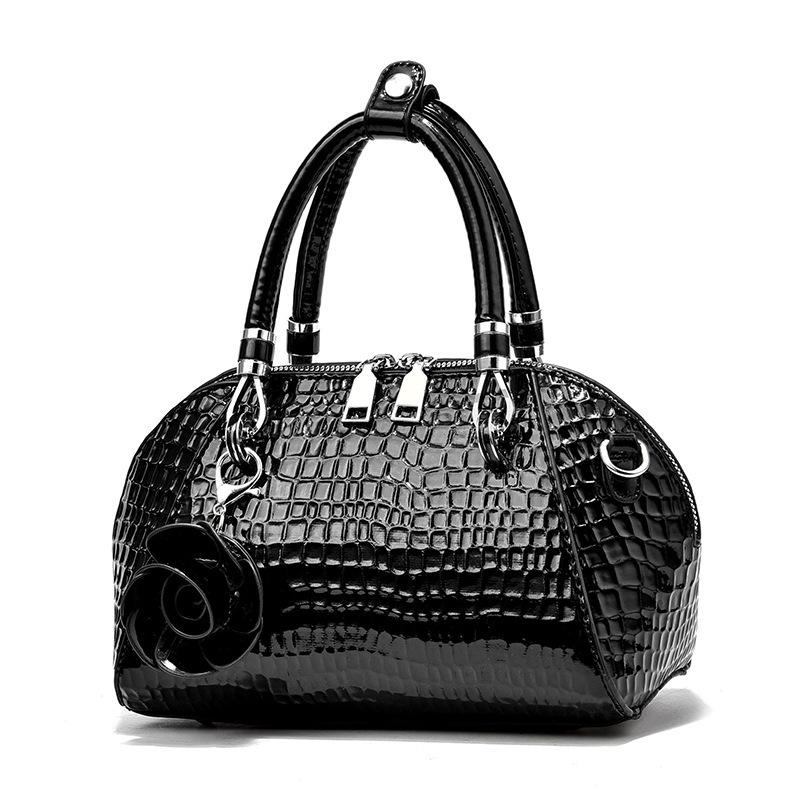 Tasche mit Krokodilmuster, Damenhandtasche, geräumige Umhängetasche, neuer Trend