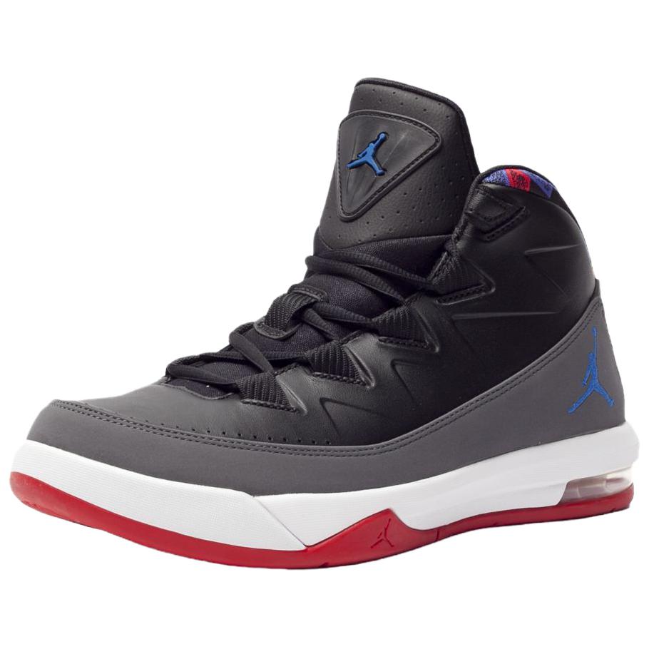 Jordan Deluxe Abrasion Resistant High top Vintage Basketball Shoes Men's Black 807717-035