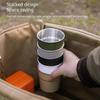 304 Stainless Steel Coffee Mug, 10.14oz Outdoor Camping Coffee Cups, Water Cups, Summer Winter Drinkware, Gifts