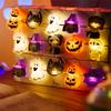 1PC 10/20 LED Halloween Battery Box String LightsWithout Battery Cute Shape Lights  Home Indoor Garden Holiday Party Decor