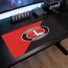 Charlton Athletic FC Theme Pattern Mouse Pad, Soccer Logo Design XXL Gaming Desk Mat Non-Slip Computer Mouse Pad