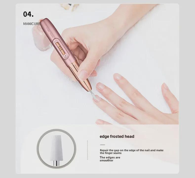 Portable Electric Nail Polish Remover: 5-in-1 Tool for Salon Use