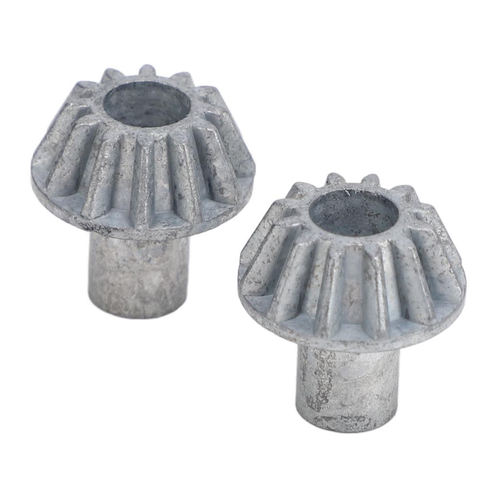 2Pcs RC Car Metal Bevel Gear Zinc Alloy 12T Metal Bevel Gear Replacement RC Parts for WLtoys 124008 124010 RC Cars
