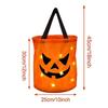 Grimace Party Pocket Trick or Treat LED Light Pumpkin Tote Bag Halloween Candy Bags Ghost Festival