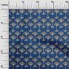oneOone Cotton Flex Fabric Floral Block Printed Fabric 1 Yard 40 Inch Wide