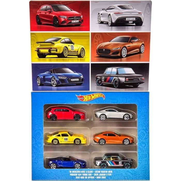 Coffret de collection Hot Wheels 6 voitures