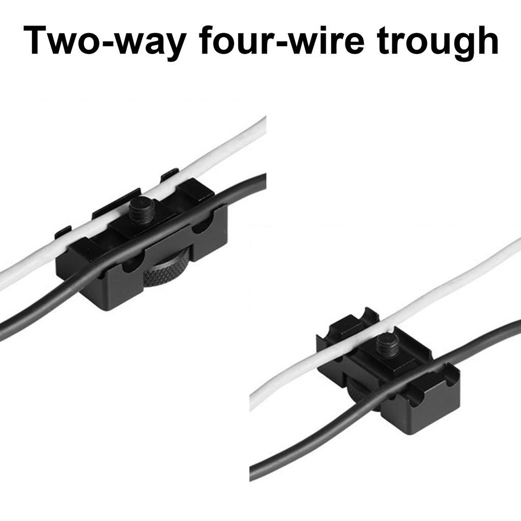 Camera Cable Clamp Aluminum Tether Cable Block Clip USB Cable Lock Clip Clamp Protector for DSLR Cameras Cable