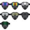 1 Pieza Máscara Gafas de una Pieza Spot Retro Harley Gafas de Motocicleta Gafas de Motocicleta Todoterreno Parabrisas