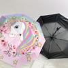 1PC unicorn flowers Umbrella-8-Rib Reinforced, Automatic Open, Lightweight & Durable, Cute Fashion Accessory for Outdoor, Beach or Casual Use, Beach U