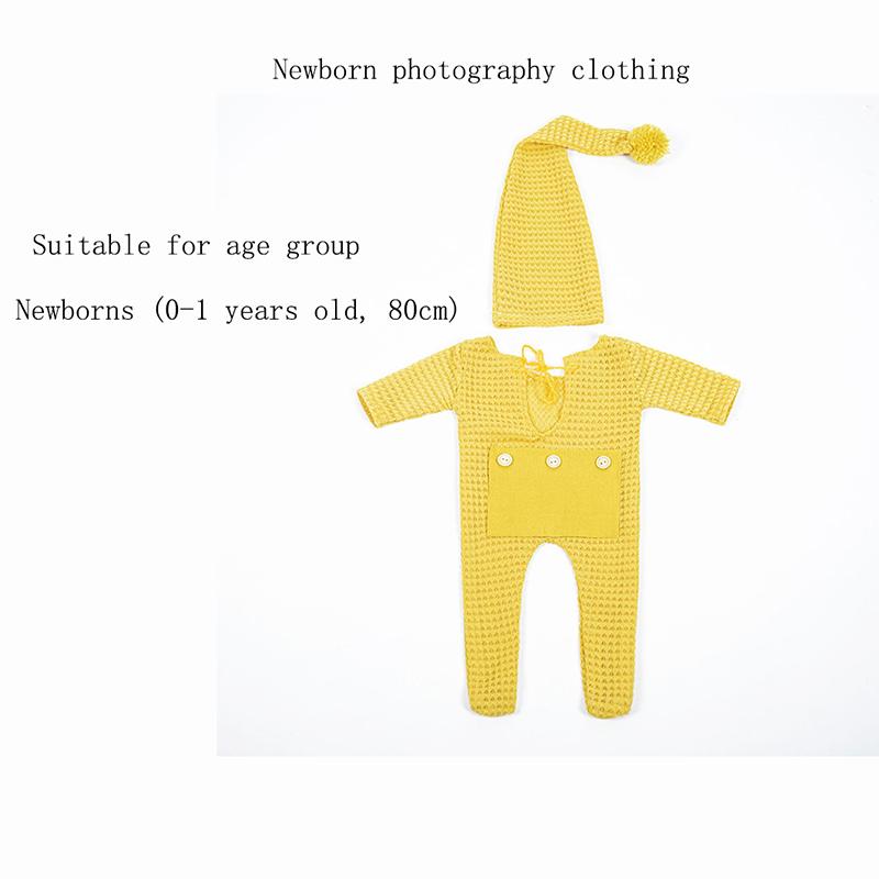 Baby Outfits Newborn Photography Props Romper Jumpsuit Infant Photoshoot Accessories