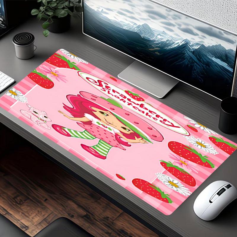 Strawberry Shortcake Print Mouse Pad, for Keyboard Pad Laptop PC Mat for Office Home Use, Desk Decor, Perfect Birthday Gift for Gamers