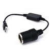 1Pc  Cigarette Lighter Socket USB Male To Female Cigarette Lighter Adapter Converter FOR Car