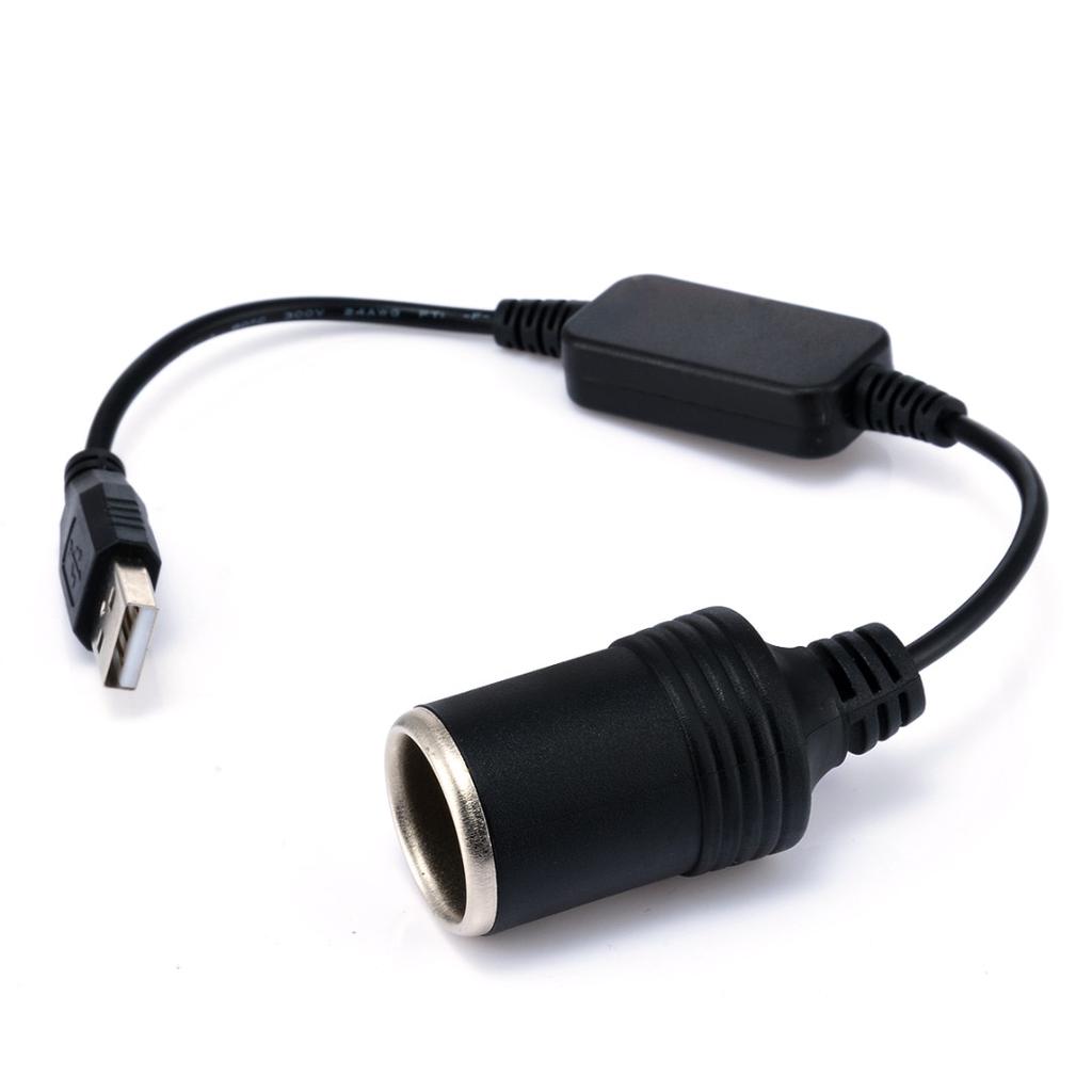 1Pc  Cigarette Lighter Socket USB Male To Female Cigarette Lighter Adapter Converter FOR Car