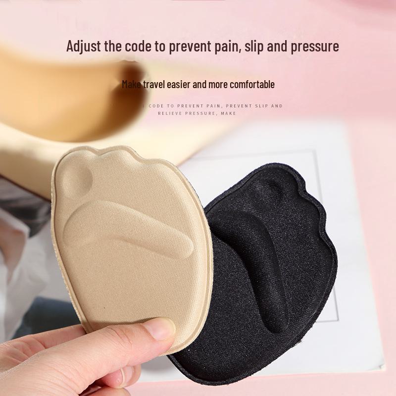 Women's High Heel Forefoot Pads: Invisible, Anti-Slip, Shock Absorbing, Thick Air Bubble Cotton Inserts