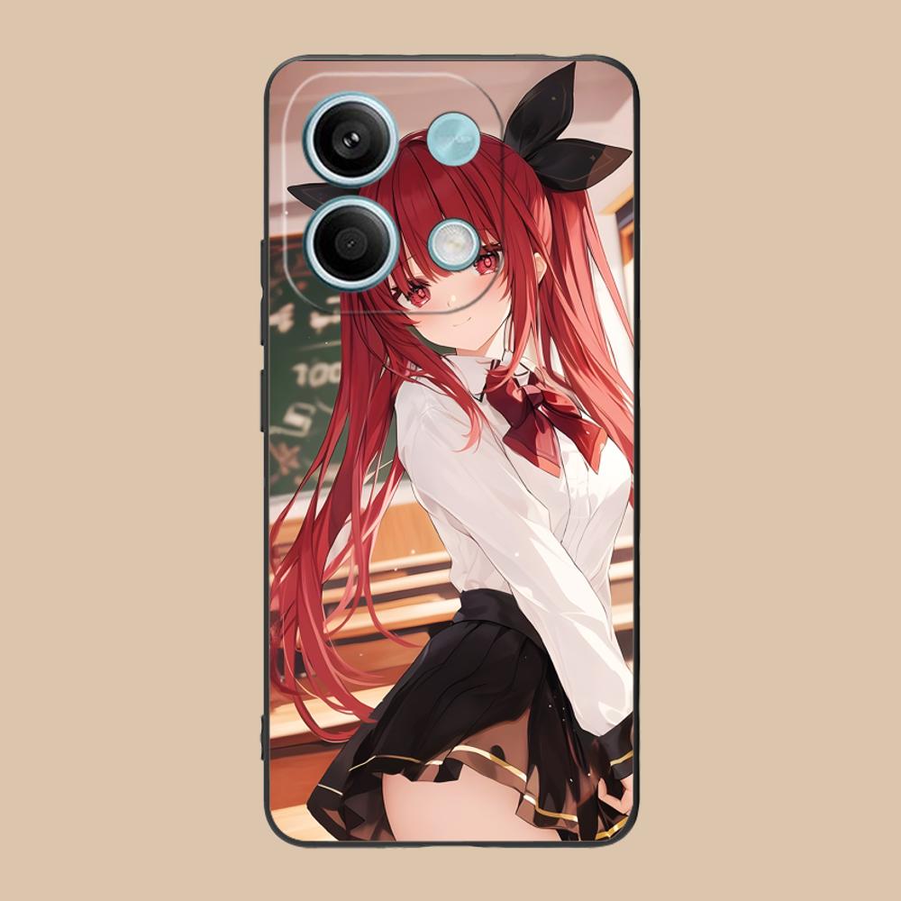 Date a Live Kotori Itsuka Matte TPU Mobile Phone Case for POCO M7 M6 M5 M4 M3 X7 X6 X5 X4 X3 Pro GT 5G Colorful Printing Cover