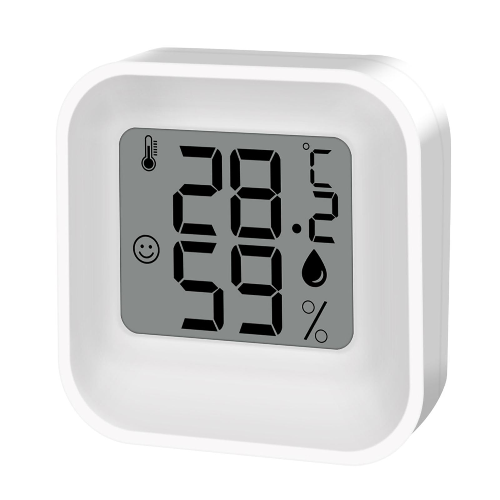 

1PC For Mini Electronic Thermometer Indoor Hygrometer Lcd Thermometer Temperature Humidity Meter Sensor Gauge белый